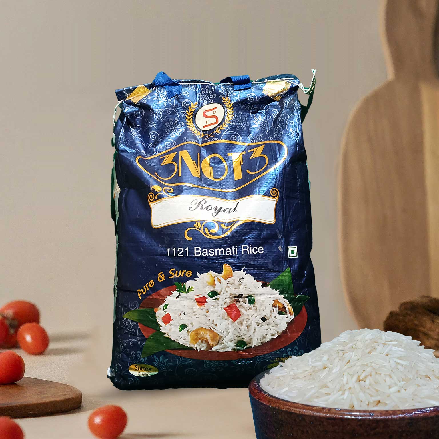 3NOT3 Royal 1121 Basmati Rice