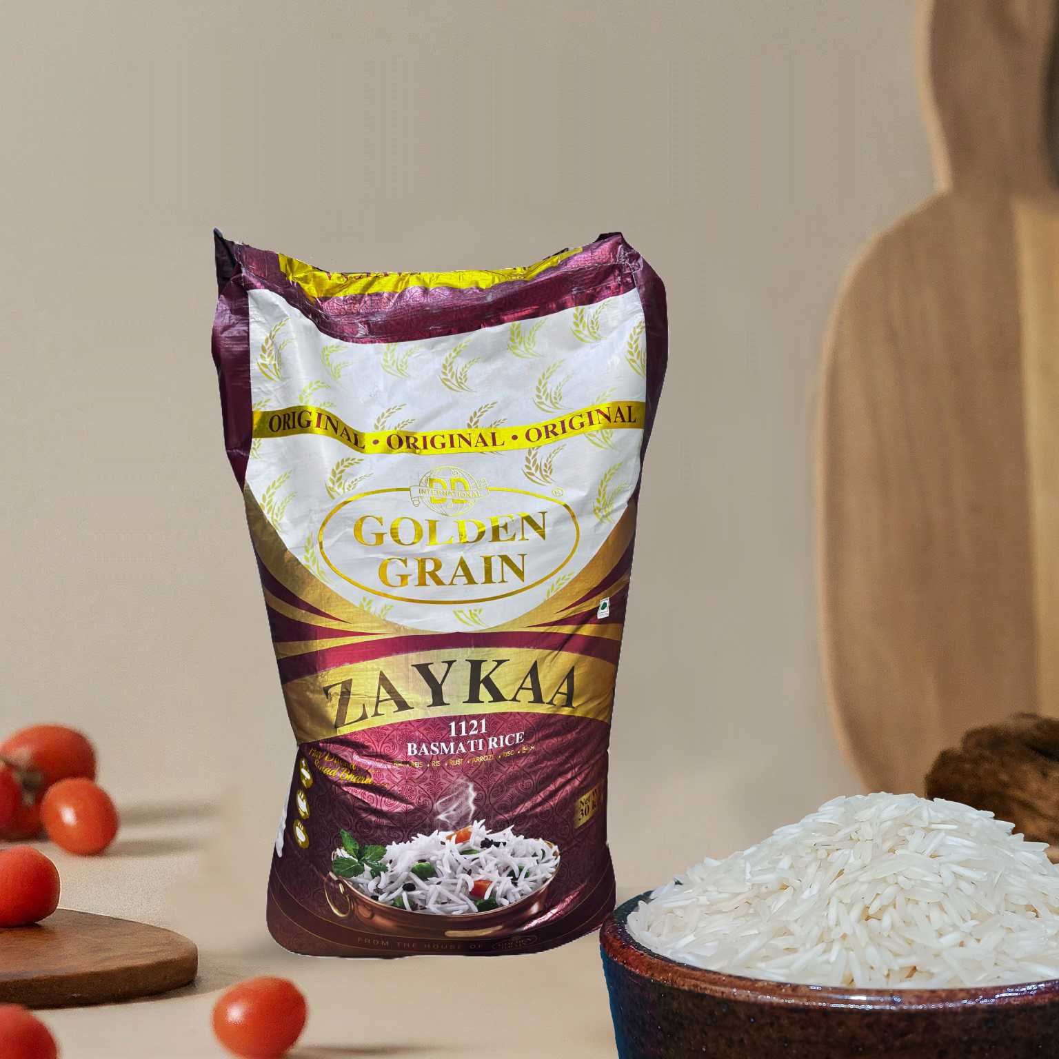 Golden Grain Zaykaa 1121 Basmati Rice